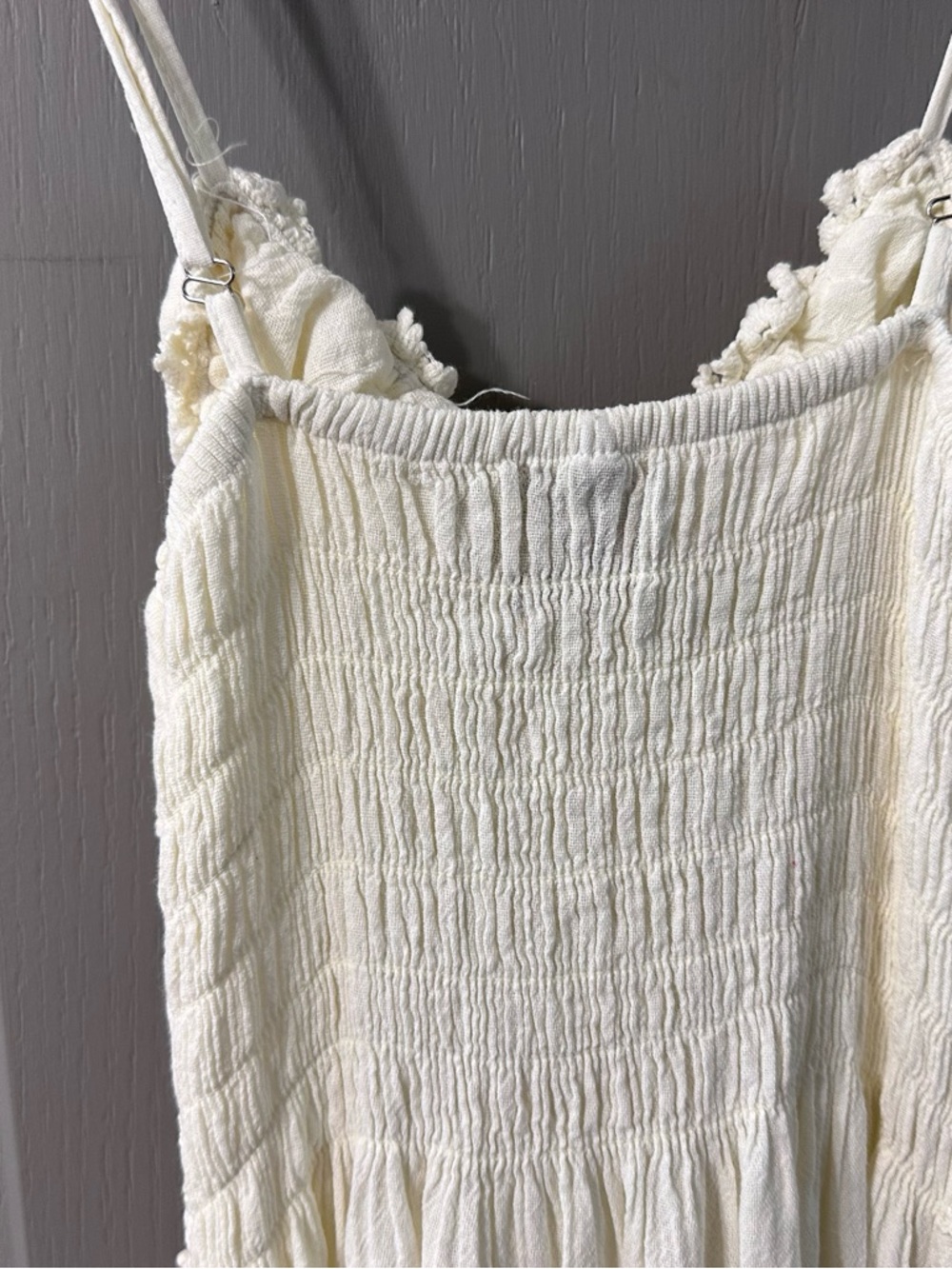 Scully Cream High-Low Ruffled Sundress - Picture 6 of 8